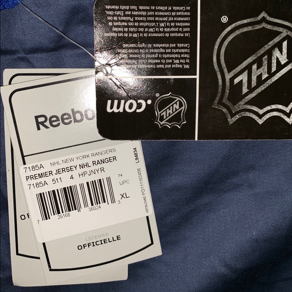 NHL Ny Rangers Officially Licensednameless) Jersey - Picture 4 of 5
